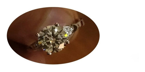 Imagen 1 de 4 de Anillos Compromiso Oro 18k Regalos Mujer Pareja Mama Promesa