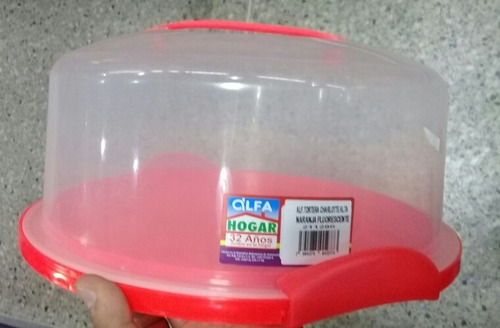 Tortera Plástica Grande Exhibidor O Porta Torta
