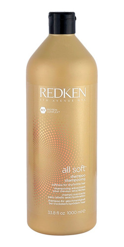 Shampoo All Soft 1000ml Con Aceite De Argan Redken