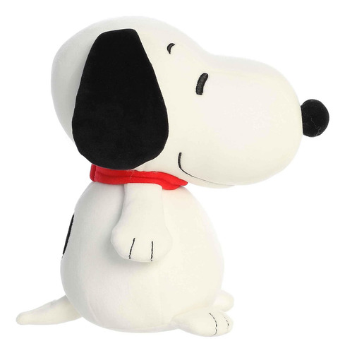 Aurora Peluche Peanuts Perrito Squishy Snoopy 25cm Color Blanco