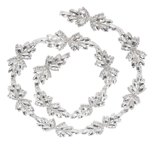 Apliques De Diamantes De Imitación De Cristal, 1 Yarda De A