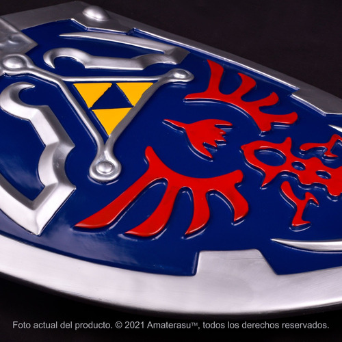 Imagen 9 de 10 de Escudo Hyliano De Link Legend Of Zelda Nintendo Escala Real