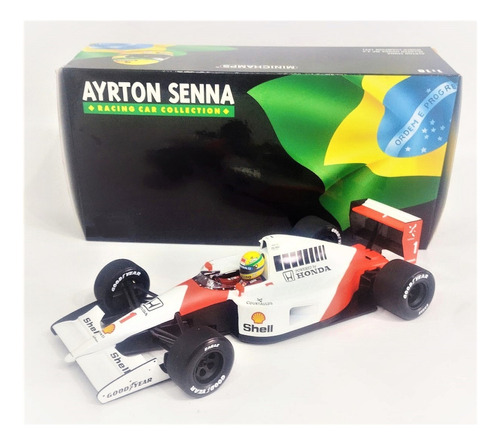 Mclaren Mp4/6 Ayrton Senna 1991 - Minichamps - Escala 1/18