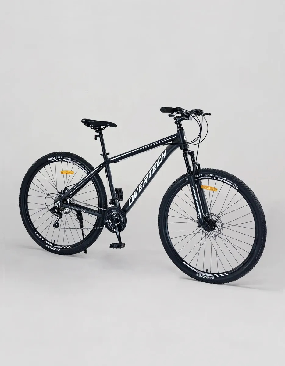 Bicicleta Mtb Overtech Q6 R29 Aluminio 21v Freno A Disco 12x Color Negro/Blanco/Blanco Tamaño del cuadro L
