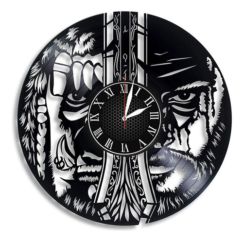 Krykavskyi Art Design World Of Warcraft Gamer Vinilo Reloj H