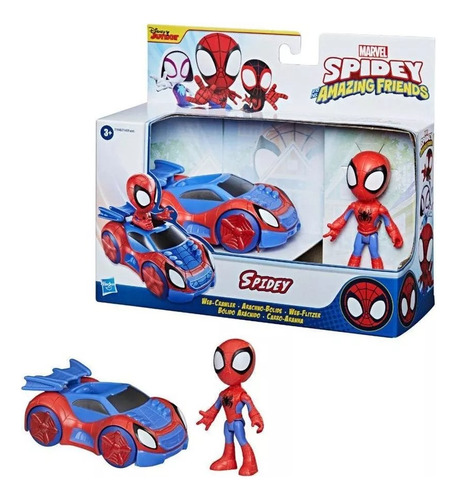 Vehiculo Hasbro De Juguete Spidey/carro Araña Para Niños