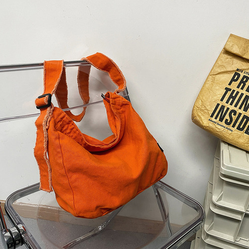 Bolsos De Hombro De Lona De Gran Capacidad, Suaves, Para Muj