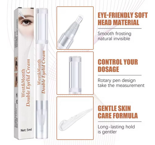 Double Eyelid Glue 5ml| Levanta El Parpado Caido O Doble Todo Tipo De Piel Día/noche