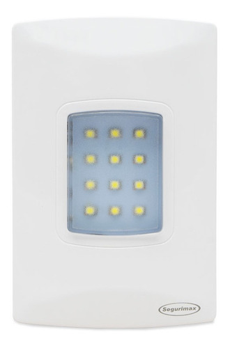Imagem 1 de 4 de Luminária de emergência Segurimax 25684 LED com bateria recarregável 110V/220V branca