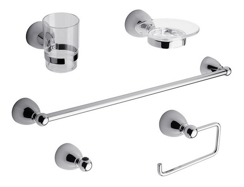 Imagen 1 de 1 de Set Accesorios Para Baño Fv 0179.05/62 Margot 5 Piezas