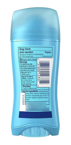 Desodorante Secret 24h Sheer Clean 73g Invisible Solid Eua