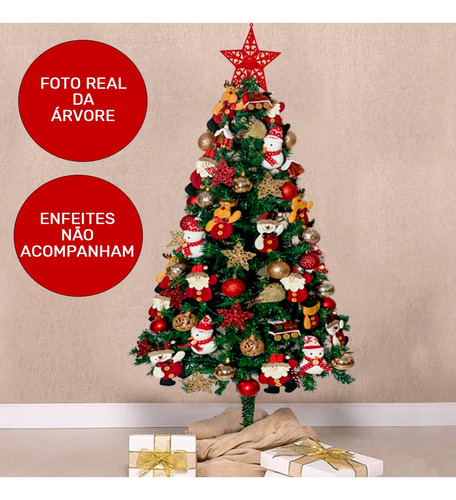 Árvore De Natal Grande Promoção Artificial Luxo 1,80m Cheia | Frete grátis