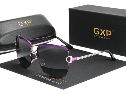 Óculos De Sol  Feminino Gxp Polarizado Uv400 Luxuoso