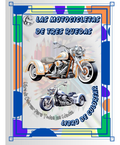 Libro De Colorear De Las Motocicletas De Tres Ruedas ( 71khc