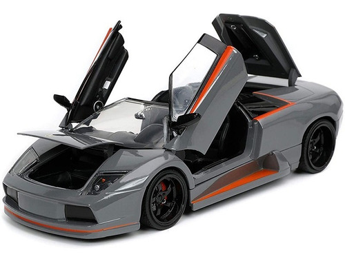 Auto Escala 1/24 Lamborghini Murcielago Roadster Gris