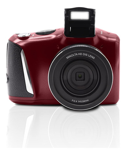 Camara Digital Minolta Mnd50 48 Mp 4k Ultra Hd Rojo