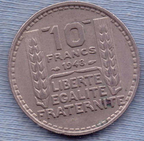 Francia 10 Francs 1948 * Libertad *