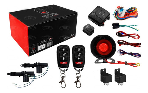 Alarma Antirrobo Automotriz Alfa + 2 Relay Y 2 Actuadores