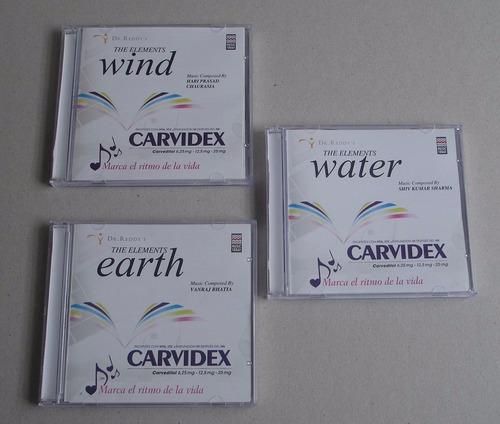 3 Cds Instrumental The Elements Earth, Water, Wind; India