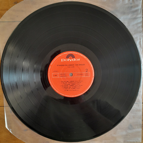 The Cure-standing On A Beach The Singles-lp 1a Prens Encarte (Usado)