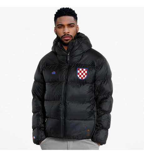 Jaqueta Croácia Casaco Puffer Grosso Original Rinno Class