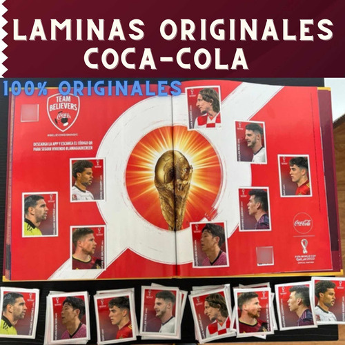 Láminas De Coca Cola Qatar 2022 Originales!! Precio X Unidad