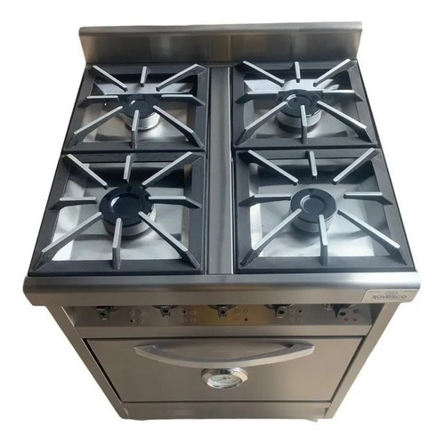 Imagen 2 de 9 de Cocina Industrial Familiar De 4 Hornallas Gas Rovesco 60cm.