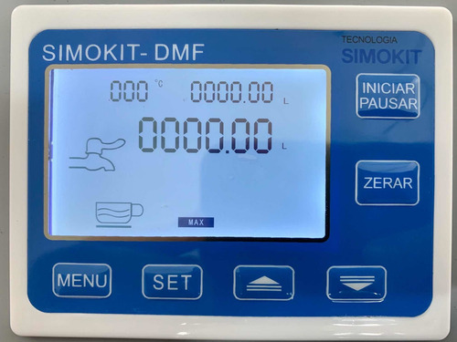 Kit Dosador Medidor Fluxo Água Automático Digital 3/8