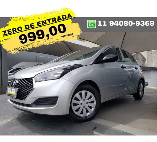 Hyundai Hb20 1.0 Unique 2019 Zero De Entrada