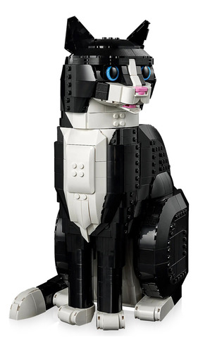 Lego® Ideas Gato Bicolor 21349; Decorativo Modelo