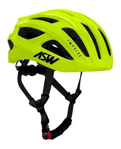 Capacete Ciclismo Bike Asw Impulse Amarelo Fluor Tamanho G - GG