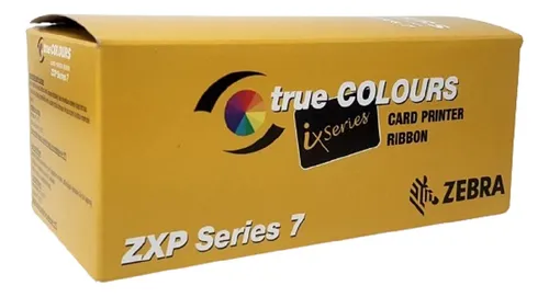 Ribbon Zebra 800077-711 Preto 5000 Impressões Série Zxp7