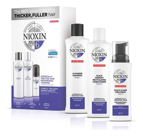 Kit Nioxin Sistema 6 - Shampoo E Cond 300ml + Leavein 100ml