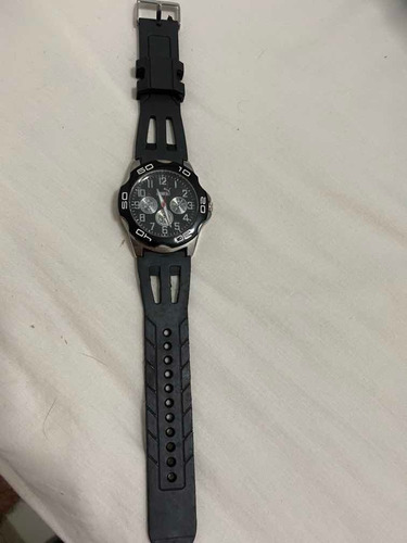 Relógio Puma - Pulseira De Borracha - Semi Novo Sem Bateria