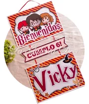 Comprar Cartel Bienvenida Cumpleaños Todas Las Tematicas Personaliza