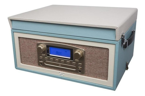 Tocadisco Mueble Retro Vintage Usb Fm Am Cd Bt Irt