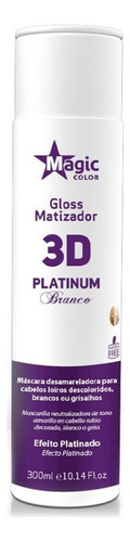 Matizador Platinum Branco Magic Color 300ml Efecto Platinado