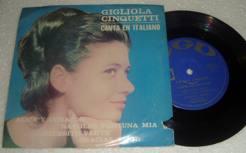 Gigliola Cinquetti Canta En Italiano Simple C/tapa Argentino