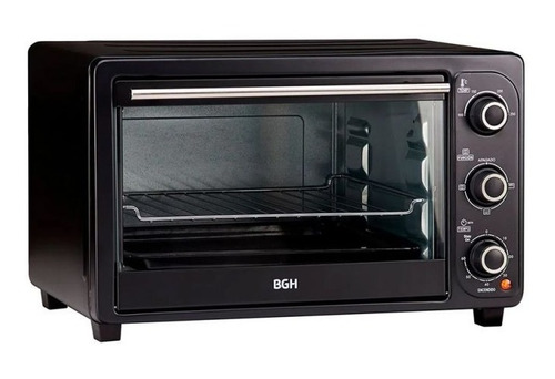 Imagen 3 de 8 de Horno De Mesa Eléctrico Bgh Bhe17m20 16l Negro 4lvl Potencia