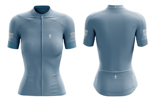 Jersey Ciclismo M/c Mujer Gw Stripes Menta