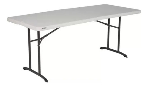 Mesa Lifetime Plegable Por El Centro 182cm