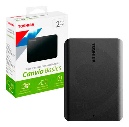 Disco Duro Externo Toshiba 2tb Usb 3.0 2.5  Mecanico Bagc