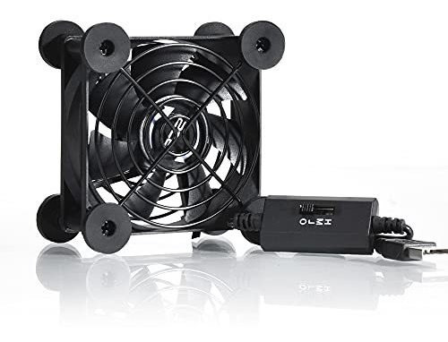 Ventilador Usb Sccc De 80 Mm, Silencioso Y Portátil Para