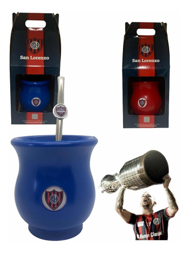 Mate San Lorenzo Para Regalar Practico Limpio E Higienico 