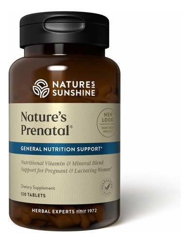 Nature's Sunshine Nature´s Prenatal Vitaminas  120tabs Sabor Neutro