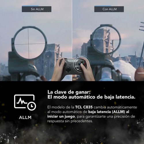 Imagen 8 de 12 de Qled 55 Tcl 55c835 Miniled 4k Hdr Smart Tv Google Tv