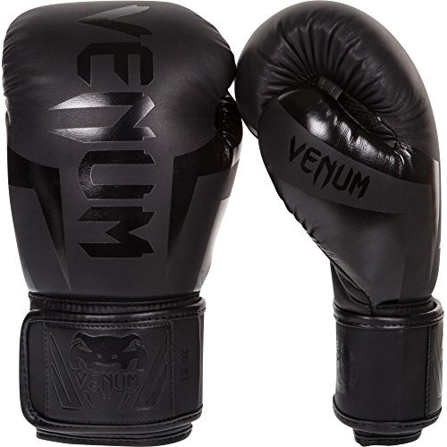 Guantes De Boxeo Venum Elite, Negro, 12 Oz