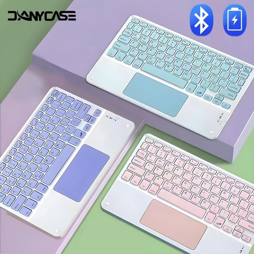 Teclado Táctil Recargable Inalámbrico Universal Danycase