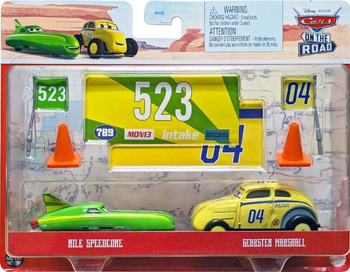 Cars On The Road - Nile Speedcone & Gearsten Marshall Mattel