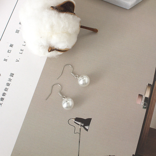 Pendientes De Perlas De Estilo Coreano De Moda E1071 Fresh S
